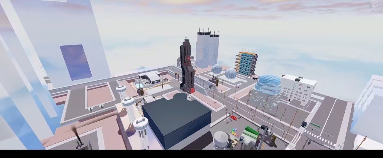 Screenshot of a Roblox educational world about everyday carbon emissions